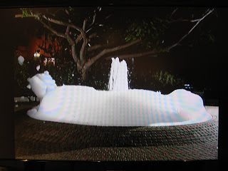 Fountain Filled with soap