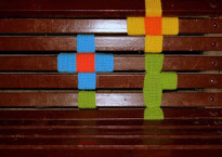 knitting stree art