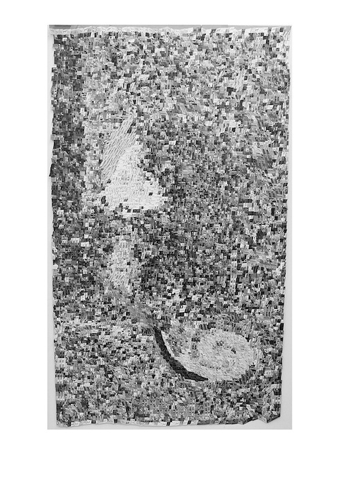 mishkenot geulam silver galetine cprints collage, 2012, 160x100cm