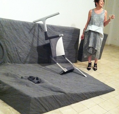Sigal Primor at the opening of her show